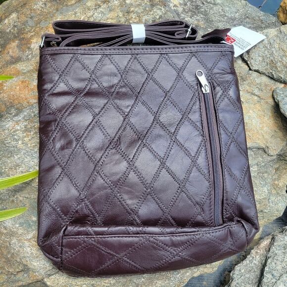 Leather Crossbody Bag - Picture 2 of 10